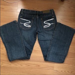 Seven 7 boot cut jeans with sequins